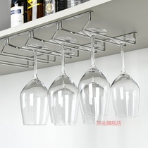 304 stainless steel red wine glass rack red wine cup holder upside down wine cup holder household hanging goblet rack