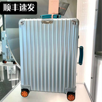 Aluminum-magnesium alloy original luggage universal wheel 20 boarding password topas trolley case for men and women