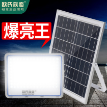 Solar Street Lamp Yard Lights One Drag Two Outdoor Waterproof Spotlight Light Super Bright Charging Dual Purpose New Hanging Lamp
