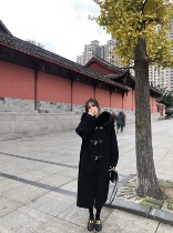 Limited purchase of one ~ winter fireworks horn button coat