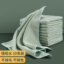 Sparkling excellent kitchen dishcloth non-stained with oil thick water absorption no hair removal housework cleaning household cleaning table towels