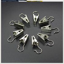  Curtain universal round hook Simple sawtooth clip Window curtain clip punch-free hook buckle curtain clip cute