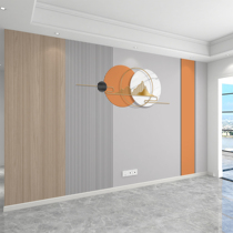 Bamboo Wood Fiber TV Set Background Wall Integrated Wall Panel Nordic Light Luxurious Bedroom Living Room Sofa Video Wall wall panel