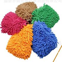 Car washing cars washing supplies Wholesale wiped car gloves for the middle-side Cheniel Coral Worm