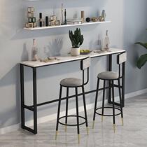 Modern minimalist bar Chairs Bar Backrest High Chair Bar Stool Home Bar Chair Wine Gallery Cafe High Footstool
