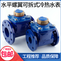 LXLC national standard DN50 ~ DN600 screw-wing detachable cold and hot water dry industrial fire large-caliber flange water meter