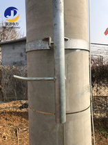 Hoop type ladder steel pipe Rod ladder cement ladder cement ladder pole fixed climb ladder custom made Gansu