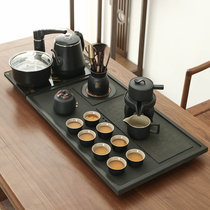 Fully automatic Wujinshi tea tray household small tea table simple Japanese kung fu tea set office guest Tea Sea