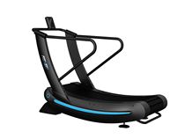 Unpowered commercial treadmill Gym studio Large track Curved magnetron adjustable resistance fitness equipment