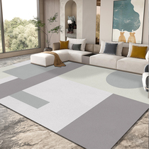 Nordic light luxury high-grade carpet Living room dirt-resistant large area coffee table blanket Summer home modern simple bedroom floor mat