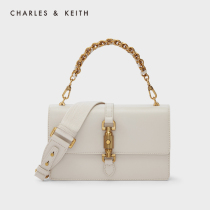 CHARLES & KEITH Autumn New CK2-20671271 ladies small square bag oil painting portable shoulder shoulder bag