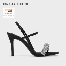 CHARLES&KEITH22 spring new product CK1-60361402 ladies water drill with accessories to wash high heel sandals