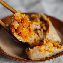 Egg yolk meat chestnut meat dumplings fresh meat brown bean paste 100g * 16 breakfast candied dates Jiaxing specialty