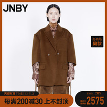 (Shopping mall same) JNBY Jiangnan cloth 21 winter New suit fashion lapel long 5L9711590