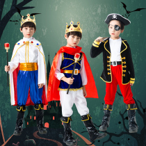 New Years Day Christmas Childrens clothing male and female King Prince pirate princess clothes character dress up for a show