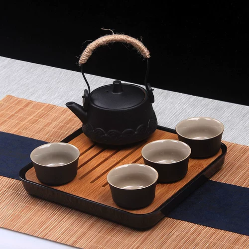 Японский чайный сервиз, чай, комплект для путешествий, простой и элегантный дизайн
