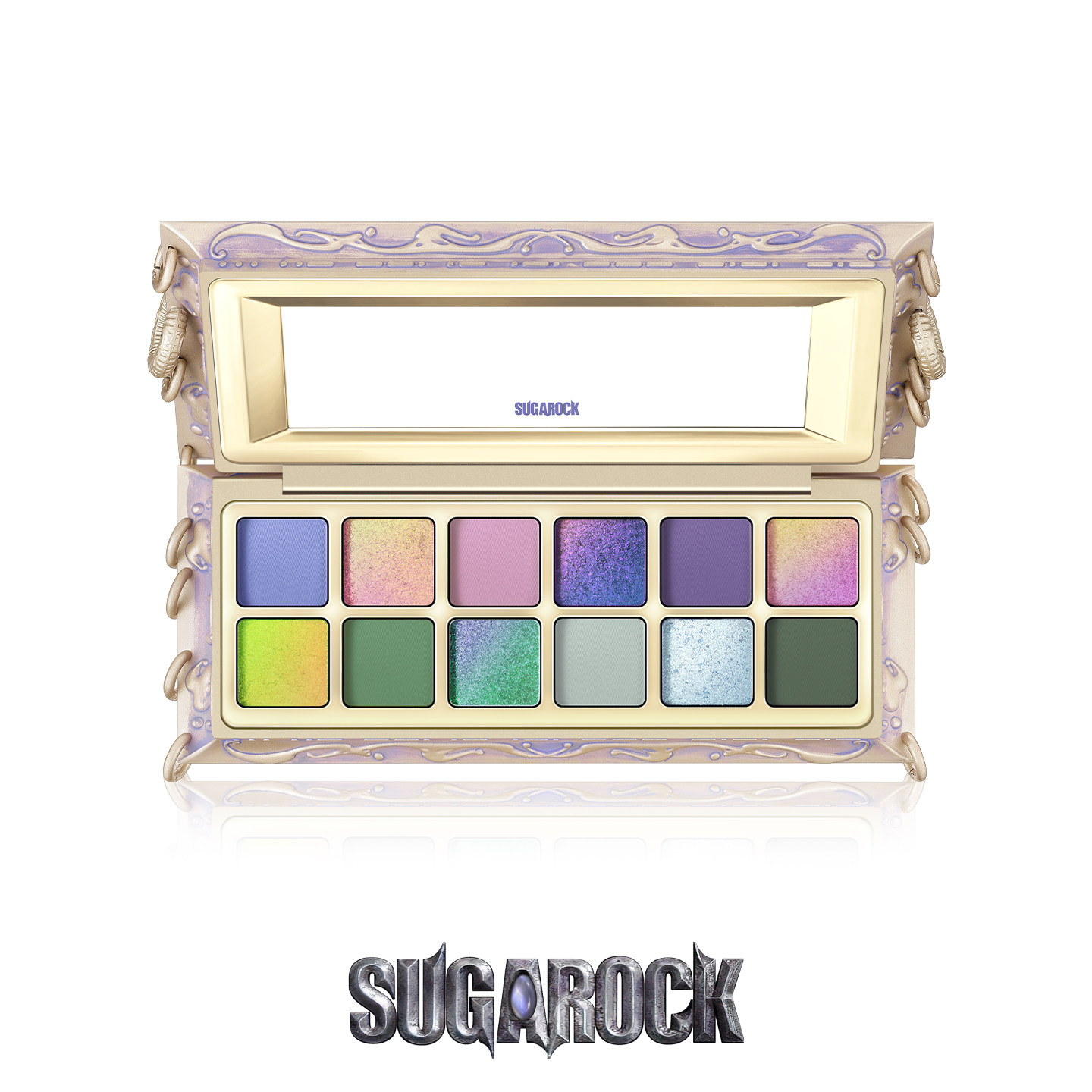 SUGAROCK莲龙青アイシャドウパレット 12色 ゴールドデザイン 莲青龙眼影盘-莲青龙眼影盘促销价格、莲青龙眼影盘品牌- 淘宝