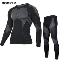 DOOREK mushroom head ski quick-drying suit pants set mens and womens sweatware moisture and breathable functional underwear