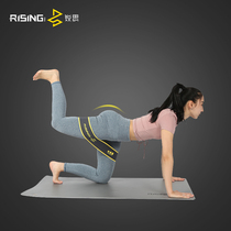Buttock circle female resistance Belt Fitness elastic belt squat buttocks buttocks non-skid non-curling yoga exercise stretching hip belt