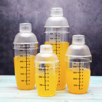 PC upgrade new Shaker commercial tools 350ml coffee milk tea shop special hand crank with scale snow kettle