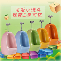 Kindergarten children urinal toilet color ceramic cartoon mini boy urinal urinal Wall-mounted