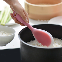 See silicone candy spoon for non - stick cook spoon rice shovel rice shovel