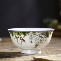 Jingdezhen 6-inch anti-hot bowl set Bowl Bowl eating bowl bone china tableware rice dishes ceramic household