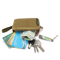 Outdoor square parts bag Coin purse Key bag Silver card bag Headphone bag Shoulder bag Small hanging bag Accessory bag