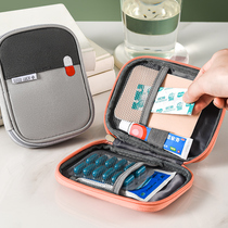 Small medicine box portable small medicine box first aid kit outdoor travel portable small medicine storage box drug packaging box