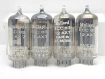Brand new 56-year-old boutique big M version long screen square ring big shield ECC83 12AX7 5751 electronic tube set of four
