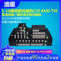 CVI coaxial video optical transceiver 1 channel 2 channels 4 channels 8 channels 16 channels HD TVI 1080p optical fiber transceiver