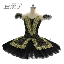 Black ballet TUTU puffy skirt Girls group Competition Dance Liandress Custom Adult Childrens display Hard net