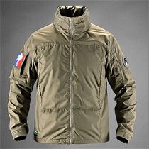Tactical windbreaker mens soft shell consul camouflage jacket female US military plus velvet jacket waterproof autumn and winter