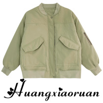Planet Day Baseball Clothes Flying Jacket Coat Coat Coat Cotton Cotton Short Winter 2022