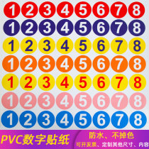Dance test number card player competition model waist card with pin live room digital number card creative restaurant