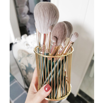 Nordic INS wind makeup brush storage bucket Portable beauty brush eyebrow pencil shelf Cosmetics box pen holder Dormitory use