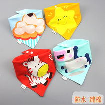 Slip towel baby cotton bib spring and autumn newborn waterproof childrens scarf saliva bib baby triangle towel