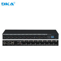 DKA Wired Microphone Hub 8-way intelligent conference mixer distributor with 48V phantom powered microphone