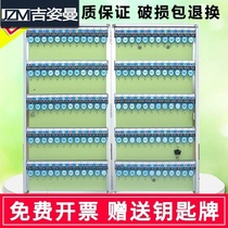 Key management box hanging wall-mounted 120 key box wall key cabinet aluminum alloy key high-grade