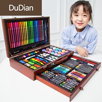 Primary School painting tool set children painting brush non-toxic crayon watercolor pen kindergarten art learning supplies