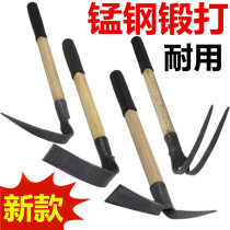 Outdoor all-steel dual-purpose Hoe weeding planting agricultural tools household digging flower artifact special tool for digging bamboo shoots