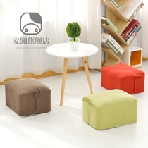 Removable and washable cloth art futon cushion thickened tatami cushion floor seat bay window rectangular removable and washable increased
