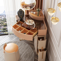 Corner dresser Storage cabinet One bedroom corner Light luxury modern simple advanced multi-function bay window makeup table