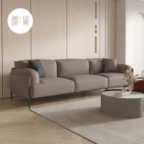 Confucianism Dei Modern Light Lavish Sofa Minimalist Style Tech Cloth Living-room Fabric Sofa Combo Net Red Straight Line Designer