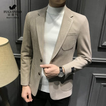 Rich bird small suit Korean version of slim handsome one-piece suit jacket mens casual jacket trend New explosion