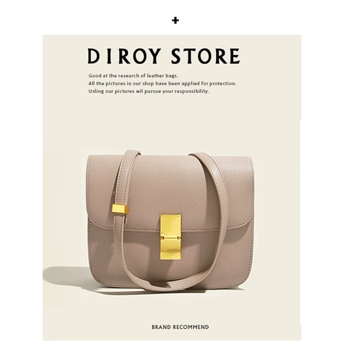 Модная ретро сумка на одно плечо, коллекция 2023, премиум класс, из натуральной кожи