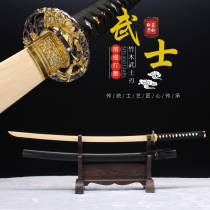 Training bamboo knife plucked sword wooden knife with sheath