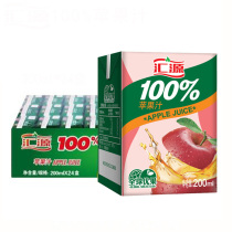 Huiyuan Juice official flagship store Orange juice apple juice peach juice 200ml*24 boxes of FCL drinks breakfast fresh fruit drink