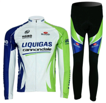 LIQUIGAS natural gas fleet cycling clothing men and women autumn bicycle clothing breathable bicycle long sleeve speed skating suit