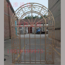 New wedding scene wrought iron screen stage decoration wedding three-dimensional carving shape welcome area flower stand background